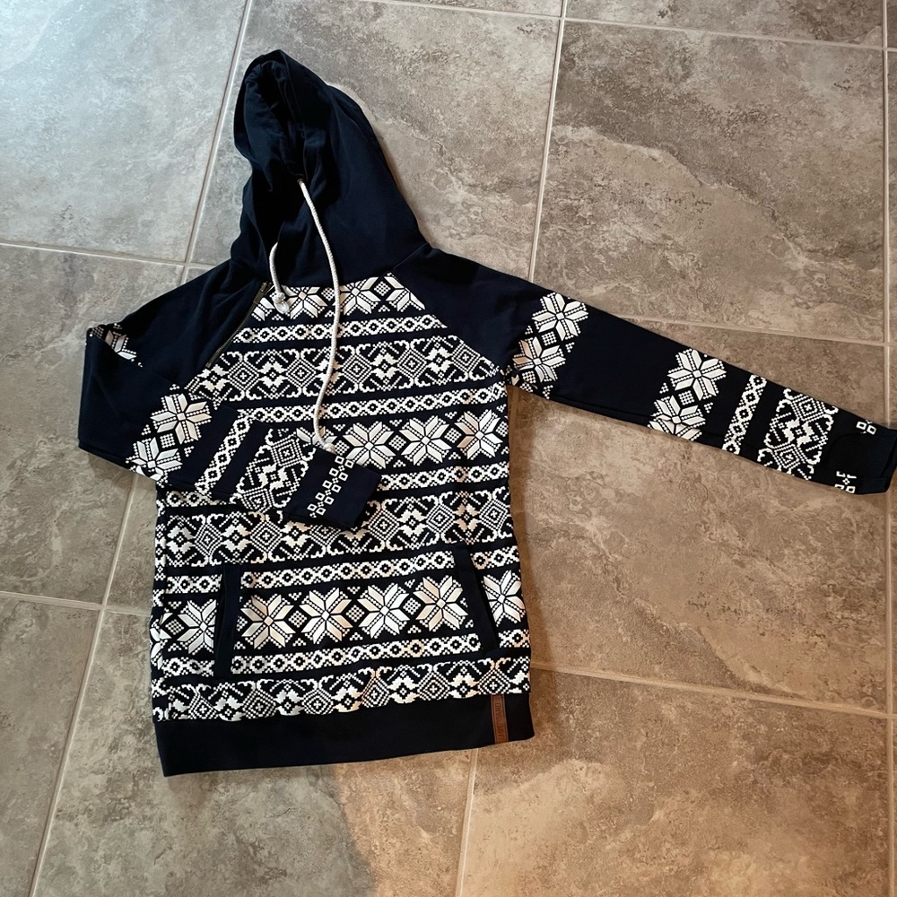 Ampersand double hoodie